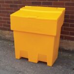 enviropal® 200L (7 CU.FT) Grit Bin - Yellow Base/Yellow Lid - Image 3