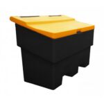 enviropal® 285L (10 CU.FT) Grit Bin - Black Base/Yellow Lid