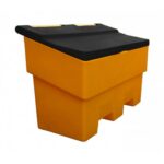enviropal® 285L (10 CU.FT) Grit Bin - Yellow Base/Black Lid