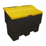 enviropal® 340L (12 CU.FT) Grit Bin - Black Base/Yellow Lid