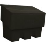 enviropal® 400L (14 CU.FT) Grit Bin - Black Base/Black Lid