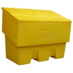 enviropal® 400L (14 CU.FT) Grit Bin - Yellow Base/Yellow Lid