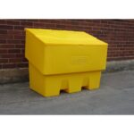 enviropal® 400L (14 CU.FT) Grit Bin - Yellow Base/Yellow Lid - Image 2