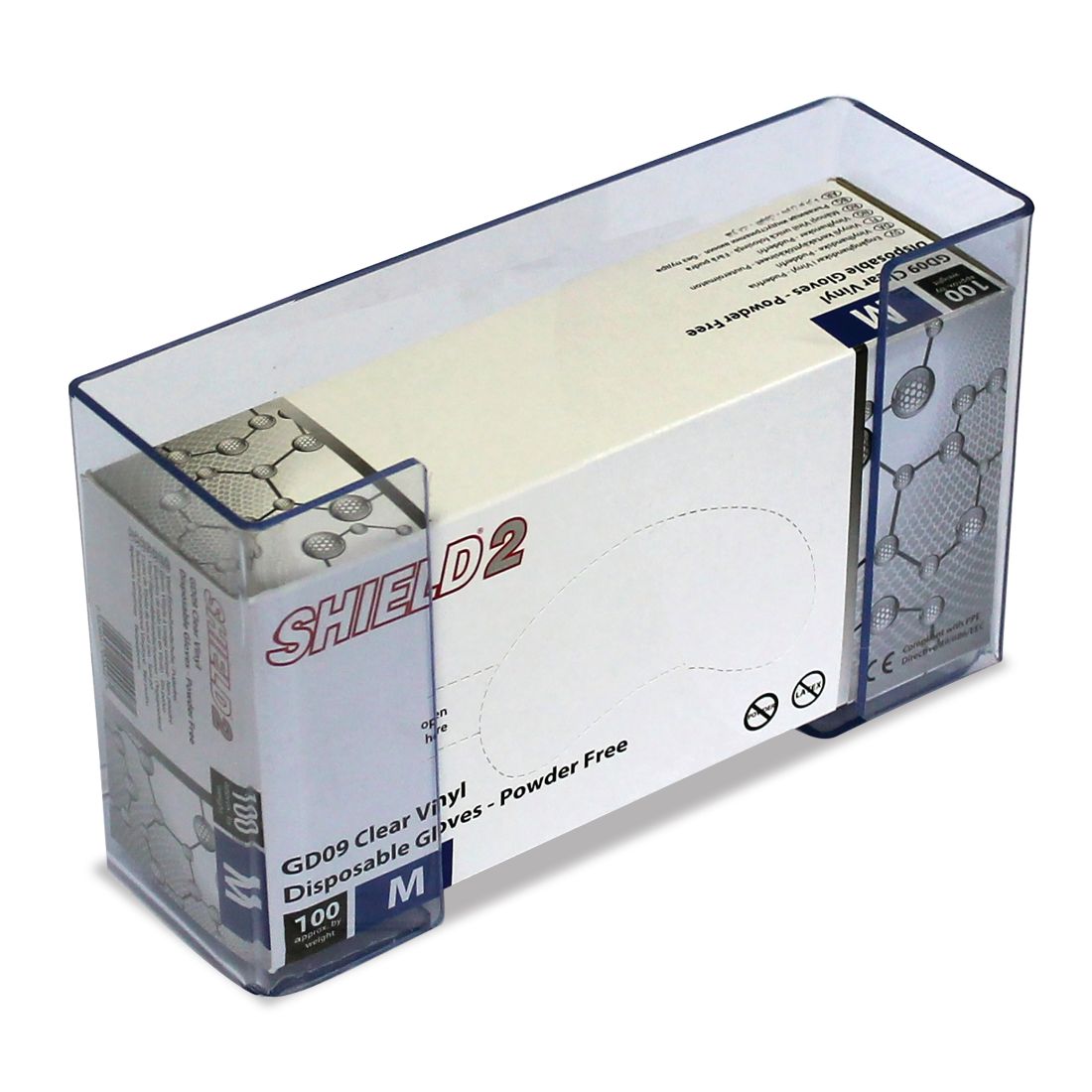 GE-SGD_3.jpg GloveMax™ Plastic Single Glove Box Holder / Dispenser - Image 1