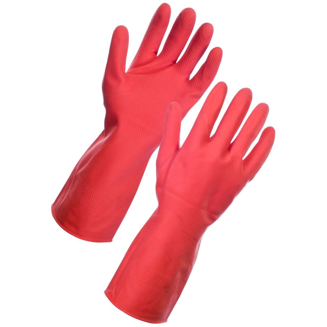 GR03R.jpg GloveMax™ Red Rubber Gloves (Pair) - Image 1