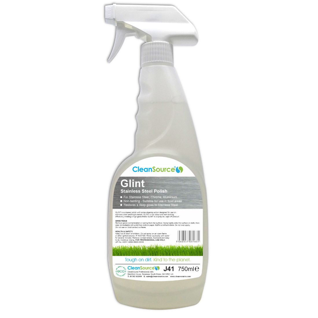 Glint-750ml.jpg CleanSource® GLINT Stainless Steel Polish & Cleaner 750ml - Image 1