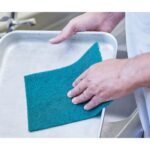 CleanSource® 9x6" Green Scourers / Scouring Pads (1x10) - Image 3