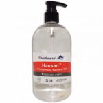 Hansan® Instant 73% Alcohol Hand Sanitiser Gel 450ml Pump Bottle