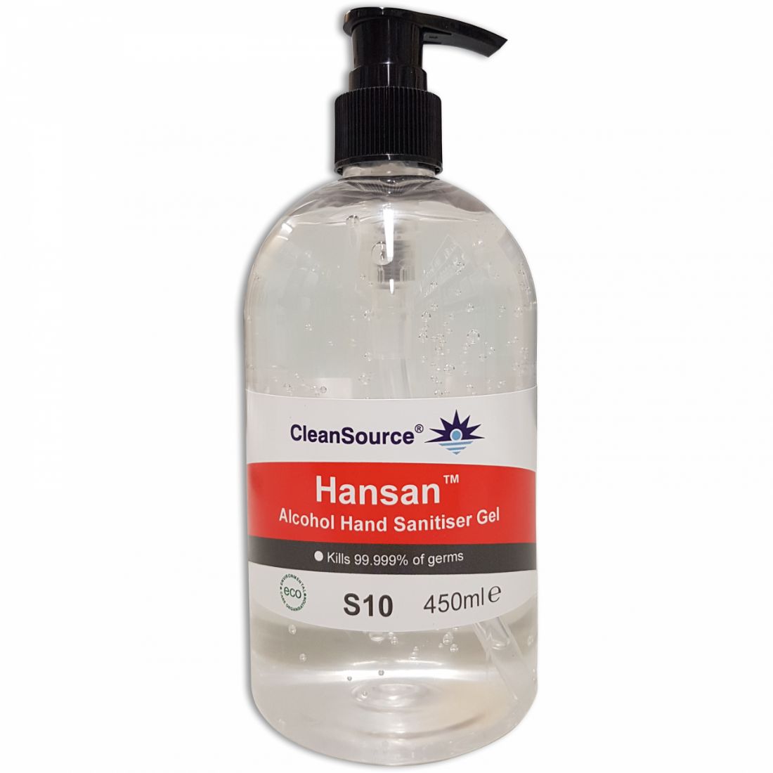 Hansan-450ml-scaled-2.jpg HansanĀ® Instant 73% Alcohol Hand Sanitiser Gel 450ml Pump Bottle - Image 1