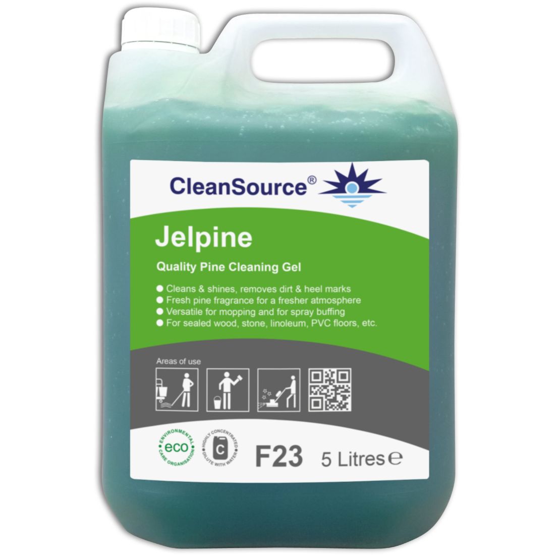 Jelpine-5L-1.jpg CleanSource® JELPINE Pine Floor Cleaning Gel 5L - Image 1