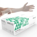 Clear Powder Free Latex Examination Gloves (1x100)