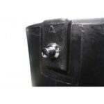 enviropal® Langley 120 Litre 2 Way Access Round Hooded Litter Bin Black - Image 11