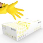 Yellow Powder Free Disposable NITRILE Gloves (Case 10x100)