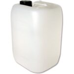 20L Empty Clear Plastic Drum with Screw-On Lid