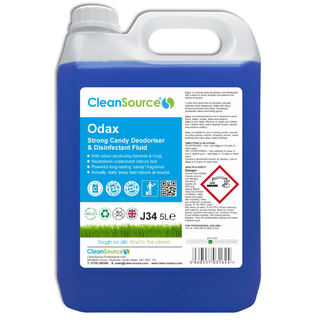 Odax-5L-1.jpg CleanSource® Odax Candy Virucidal Deodoriser & Disinfectant 5L - Image 1