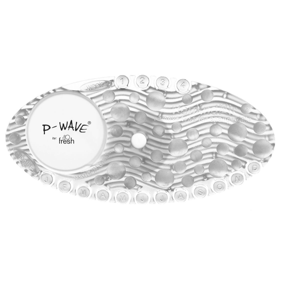 P-Wave-Curve-Mango-Clear.jpg P-Wave Curve Highly Fragranced Clip-On Freshener - Mango - Image 1