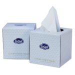 2-Ply White Cube Facial Tissues (1x24)