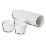 28ml Waxed Paper Medicine Pots (Box 250) - Image 2