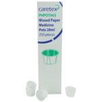 28ml Waxed Paper Medicine Pots (Box 250)