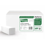 Perola® HanDri™ 2-Ply White SoSoft Slimline Z-FOLD Hand Towels (1x3000)