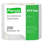Perola® SofRol™ 2-Ply 200 Sheet Standard Toilet Rolls (1x36)