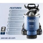 Pacvac Superpro-GO Battery Backpack Vacuum Cleaner + 4 Li-ion Batteries & Charger - Image 9
