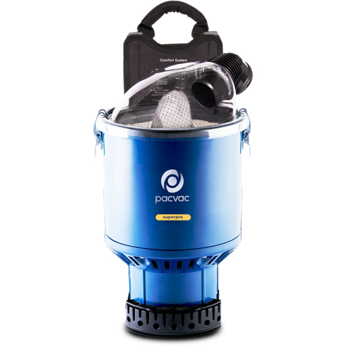 Pacvac-SuperPro-Main.jpg Pacvac SuperPro Backpack Vacuum Cleaner - 18m Long Cable - Image 1