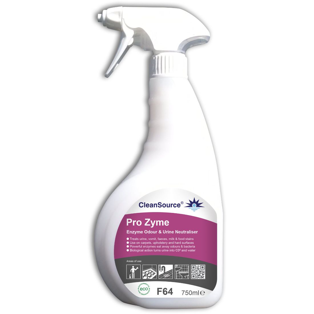 Pro-Zyme-750ml.jpg CleanSource® PRO-ZYME Enzyme Urine & Odour Neutraliser 750ml - Image 1