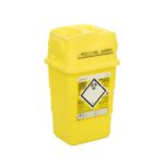 Yellow Sharps Disposal Bin 1 Litre