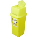 Yellow Sharps Disposal Bin 7 Litre