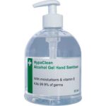 AlcoGel Instant 70% Alcohol Hand Sanitiser Gel 500ml Pump Bottle