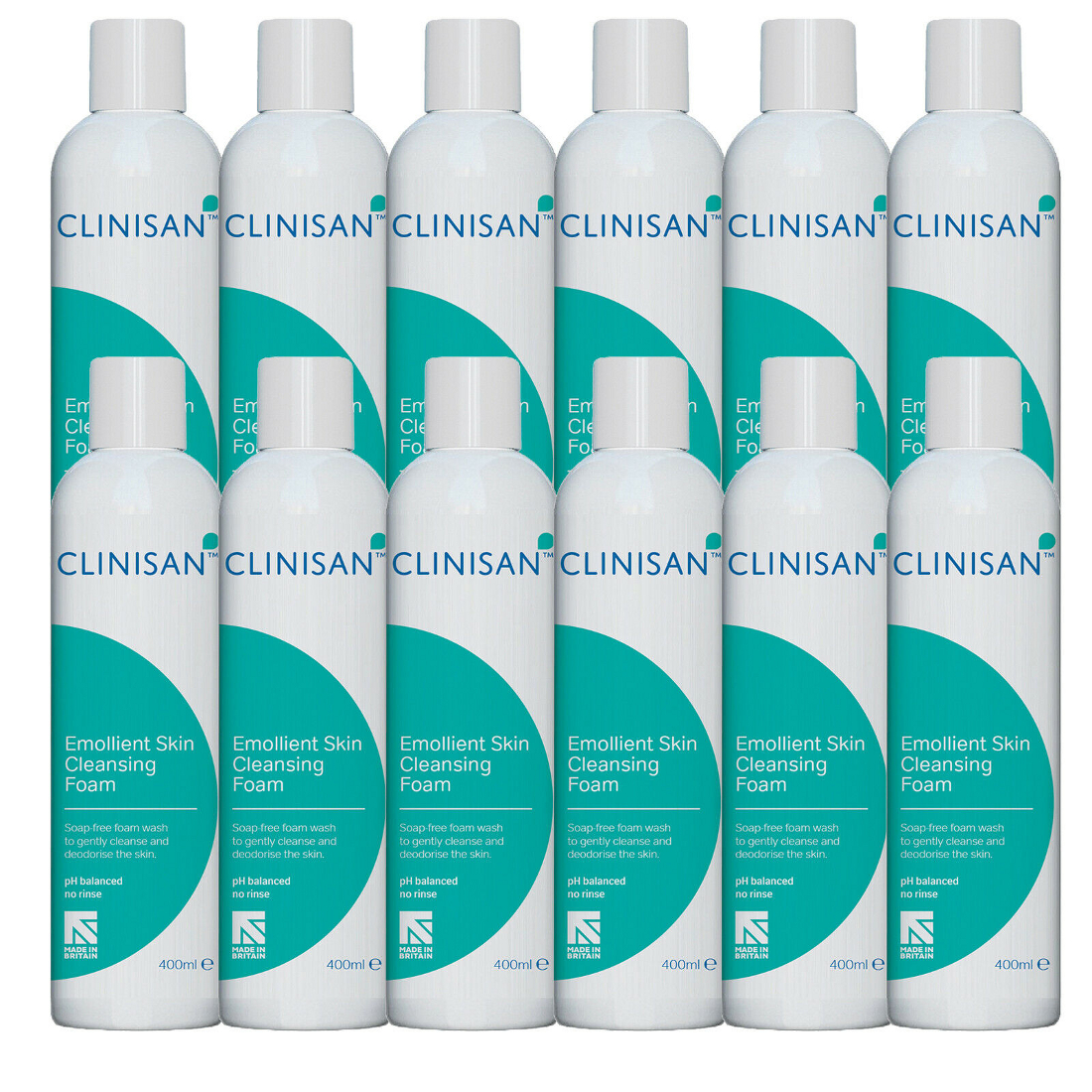 SEF400ML.jpg CareWash Emollient Skin Cleansing Foam (12x400ml) - Image 1