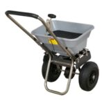 37kg Contractors Walk Behind Stainless Steel Broadcast Salt Spreader - Image 2