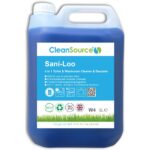 CleanSource® SANI-LOO 4 in 1 Toilet & Washroom Cleaner & Descaler 5L