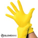 Yellow Powder Free Disposable NITRILE Gloves (Case 10x100) - Image 2