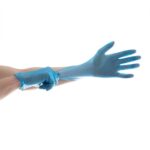 Powder Free Blue VINYL Examination Gloves (1x100) - Image 2