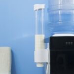 White Plastic Flip-Top Cup Dispenser - Image 6