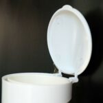 White Plastic Flip-Top Cup Dispenser - Image 10