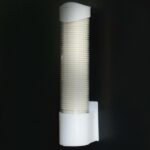 White Plastic Flip-Top Cup Dispenser - Image 11