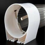 White Plastic Flip-Top Cup Dispenser - Image 12