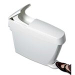 enviropal® 20L White Plastic Pedal Operated Slimline Ladies Sanitary Bin - Image 2