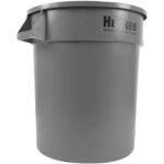 enviropal® 80L Large Round Huskee Bin - Grey
