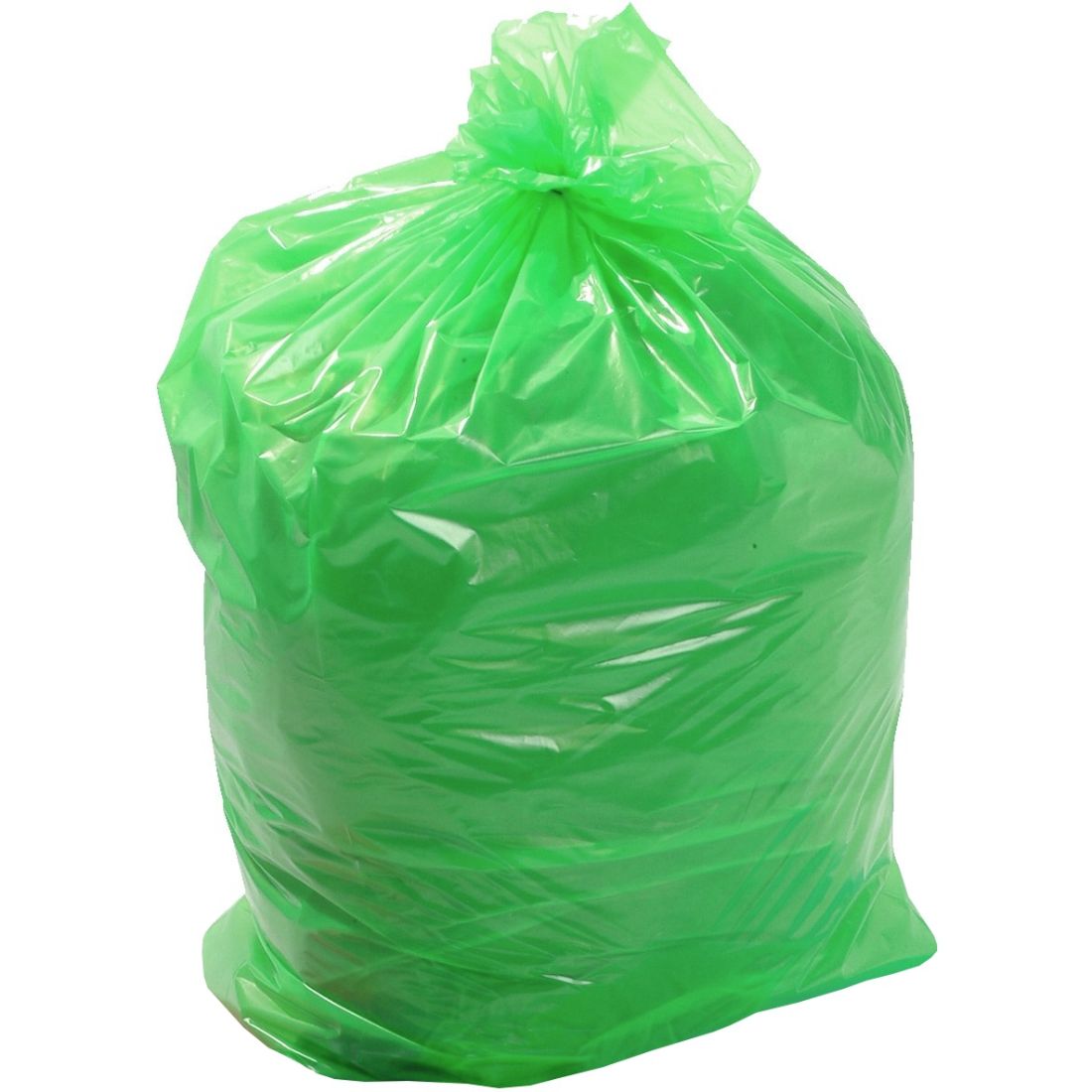 bcol-gn.jpg envirosackĀ® Green Refuse Sacks Medium Duty (18x29x39") 90L (1x200) - Image 1