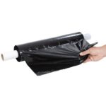 Black Stretch Pallet Wrap 17mu 16" 400mm x 250m Length Extended Core (Box of 6 Rolls) - Image 2