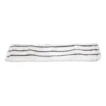 SYR Snapper 40cm (16") Microfibre Flat Mop Head With Scrub Strips Blue - Image 2