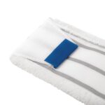 SYR Snapper 40cm (16") Microfibre Flat Mop Head With Scrub Strips Blue - Image 3