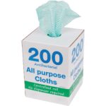 Perola® JayTex™ 200 x All-Purpose Cloths on Roll in Dispenser Box Green