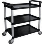 CleanSource® Large Utility Trolley With Shelves