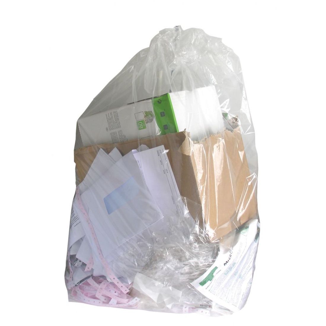 clear-sack.jpg envirosackĀ® Clear Refuse Sacks Medium Duty 10Kg (18x29x39") 90L (1x200) - Image 1