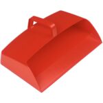 Superior Quality Enclosed Hygiene Dust Pan Red